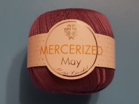 Kordonek MAY Mini Crochet Mercerised 004 ŚLIWKOWY